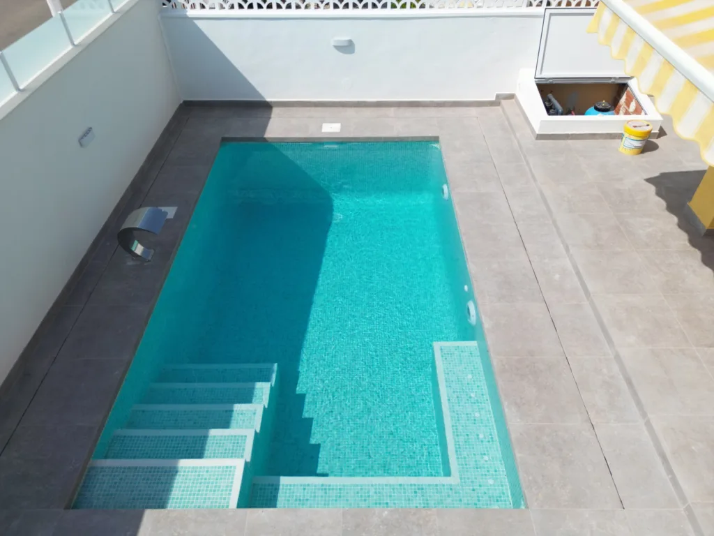 Contemporary villa outdoor concept