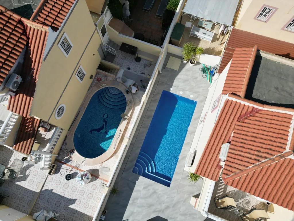 Pool and terrace, 7×3 m in Villamartin