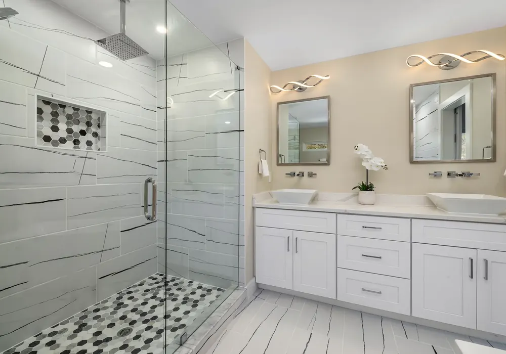 Bathroom after renovation