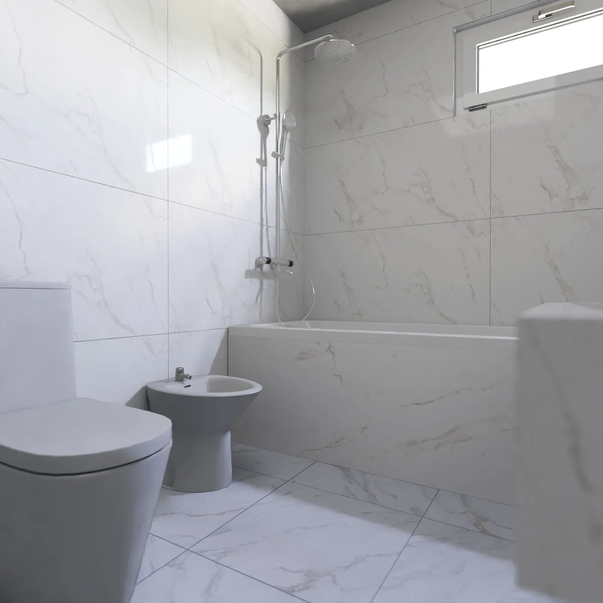 Family bathroom after renovation