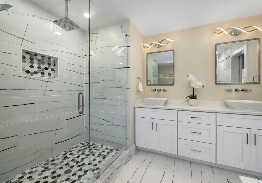 Bathroom project after renovation