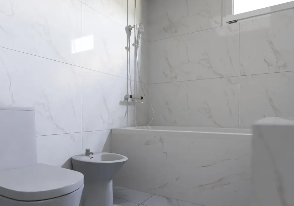 Bathroom rebuilt to a new layout in Torrevieja